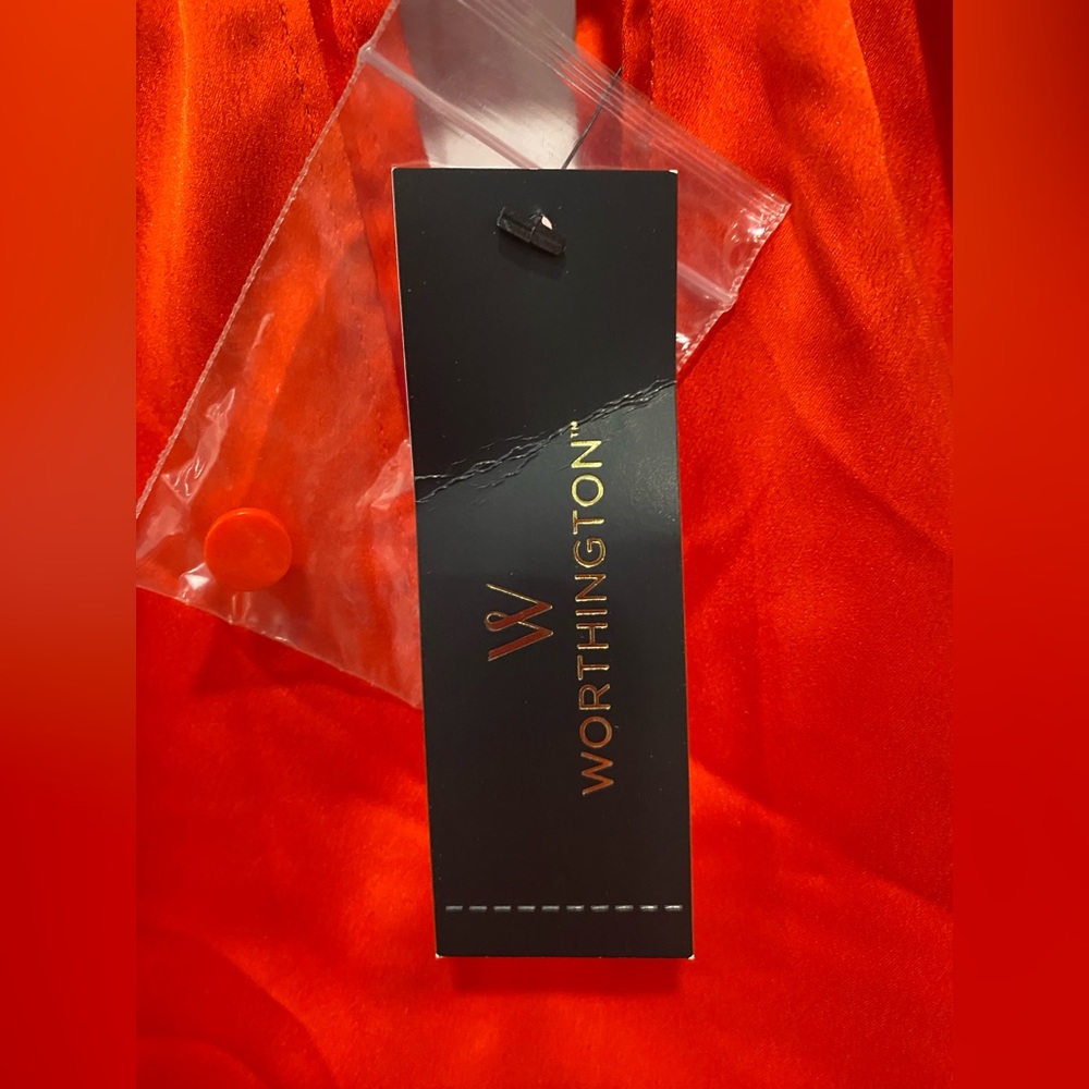 Orangeish/red women’s top Worthington brand